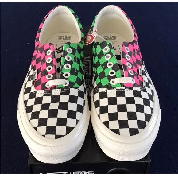 VANS VAULT X SNS LIMITED EDITION RARE COLLAB OG ERA LX KNOCKOUT CHECK MENS 10.5 - Picture 9 of 16